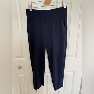 ATHLETA Brooklyn Mid Rise Ankle Pant Women's Size US 6 Petite Navy